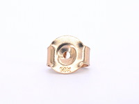 Rosegouden oorbellen met diamant - afbeelding 2 van  10
