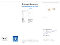 Roségouden oorbellen met diamanten - afbeelding 4 van  10
