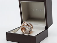 Roségouden ring, 18 karaats, al coro - afbeelding 5 van  16