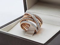 Roségouden ring, 18 karaats, al coro - afbeelding 6 van  16