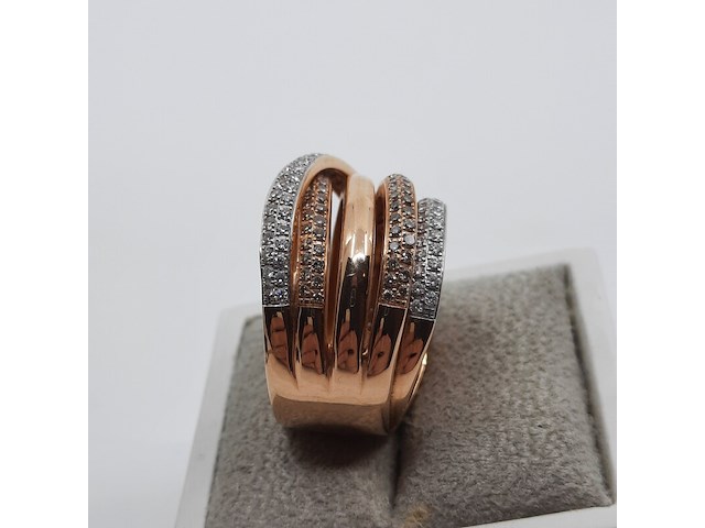 Roségouden ring, 18 karaats, al coro - afbeelding 11 van  16