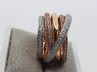 Roségouden ring, 18 karaats, al coro - afbeelding 14 van  16