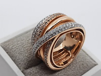 Roségouden ring, 18 karaats, al coro - afbeelding 15 van  16
