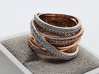 Roségouden ring, 18 karaats, al coro - afbeelding 16 van  16