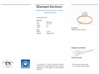 Roségouden ring briljant 1.50 ct - afbeelding 3 van  11