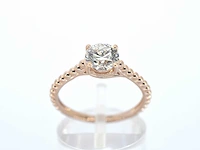Rosegouden ring diamant 1.00 ct - afbeelding 7 van  11