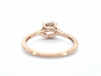 Rosegouden ring diamant 1.00 ct - afbeelding 8 van  11