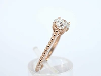 Rosegouden ring diamant 1.00 ct - afbeelding 10 van  11