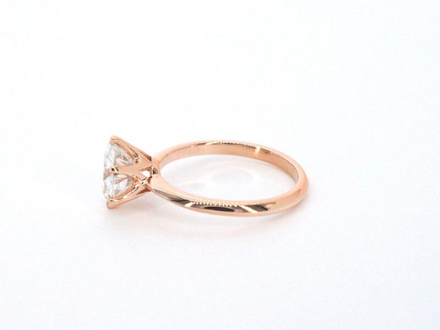 Rosegouden ring met een briljant geslepen diamant van 2.00 carat - afbeelding 8 van  12