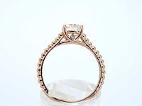Rosegouden ring met een diamant van 1.00 carat - afbeelding 3 van  11