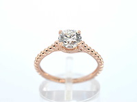 Rosegouden ring met een diamant van 1.00 carat - afbeelding 8 van  11