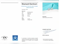 Rosegouden solitair oorbellen diamant 2.00 ct - afbeelding 9 van  9