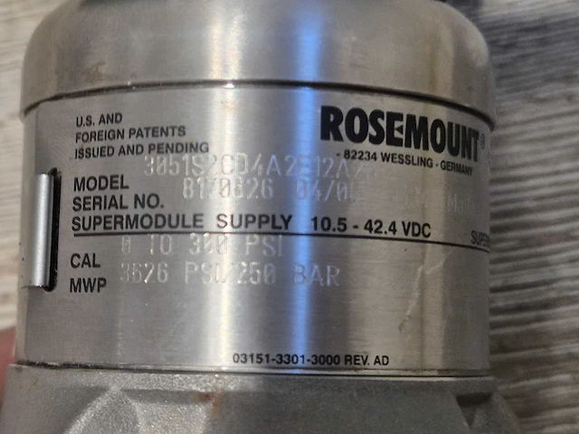 Rosemount - 3051s druktransmitter - afbeelding 4 van  7