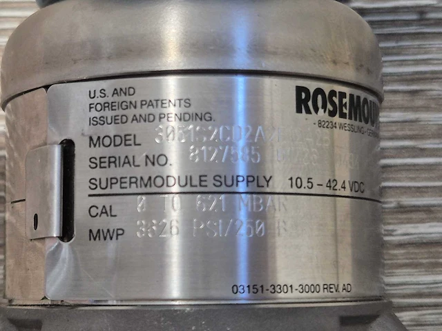Rosemount - 3051s druktransmitter - afbeelding 8 van  8