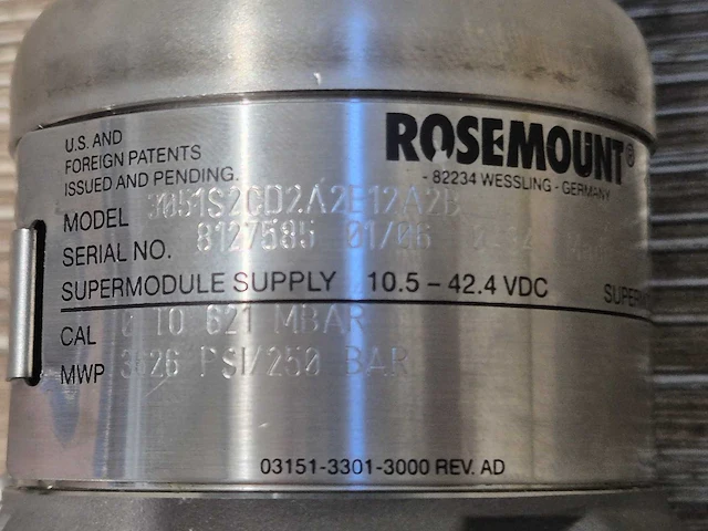 Rosemount - 3051s druktransmitter - afbeelding 6 van  8