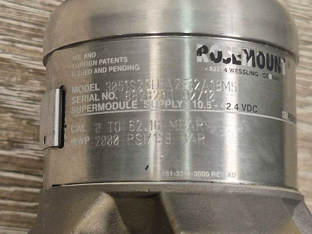 Rosemount - 3051s druktransmitter - afbeelding 6 van  6