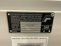 Rosengrens kluis 780x740x1130mm - afbeelding 8 van  9