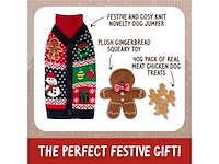 Rosewood cupid & comet honden trui speeltje & snack gingerbread man - afbeelding 4 van  4