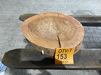 Rosewood schijf, dikte 60mm, ø 400mm - afbeelding 1 van  3