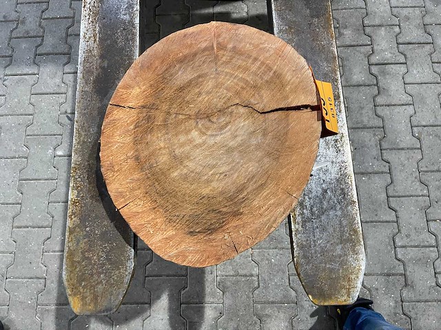 Rosewood schijf, dikte 60mm, ø 400mm - afbeelding 3 van  3