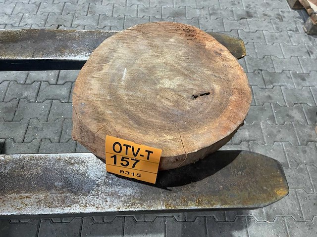 Rosewood schijf, dikte 60mm, ø 400mm - afbeelding 1 van  3