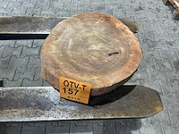 Rosewood schijf, dikte 60mm, ø 400mm - afbeelding 1 van  3