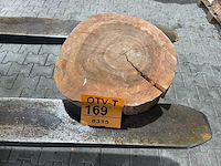 Rosewood schijf, dikte 60mm, ø 400mm - afbeelding 1 van  3