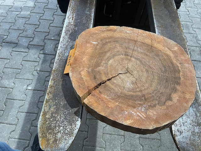 Rosewood schijf, dikte 60mm, ø 400mm - afbeelding 2 van  3