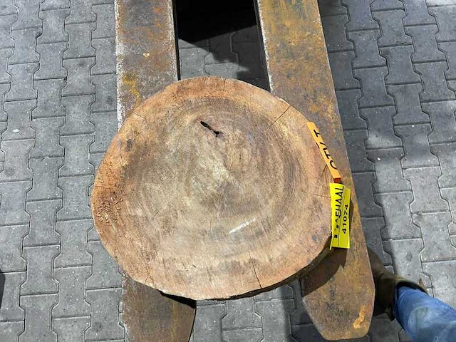 Rosewood schijf, dikte 60mm, ø 400mm - afbeelding 1 van  3