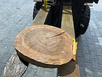 Rosewood schijf, dikte 60mm, ø 400mm - afbeelding 3 van  3