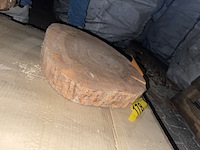 Rosewood schijf, dikte 60mm, ø 400mm - afbeelding 1 van  2