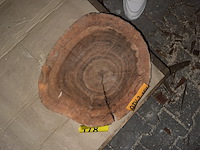 Rosewood schijf, dikte 60mm, ø 400mm - afbeelding 2 van  2