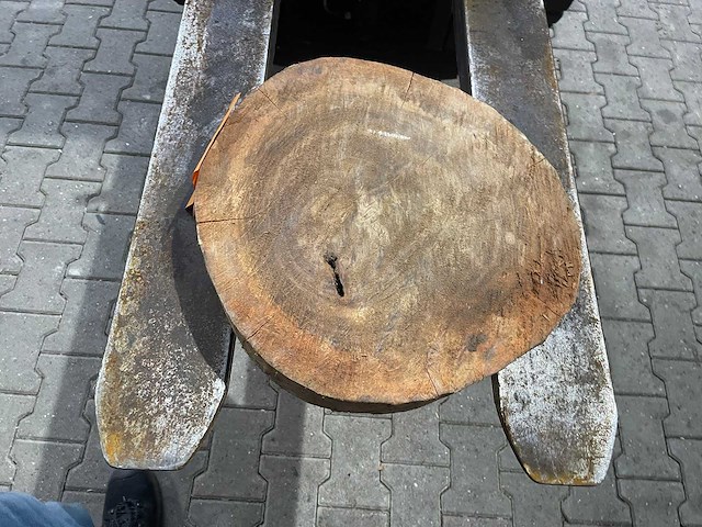 Rosewood schijf, dikte 60mm, ø 400mm - afbeelding 2 van  3