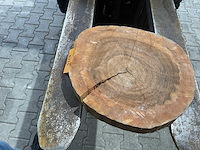 Rosewood schijf, dikte 60mm, ø 400mm - afbeelding 2 van  3