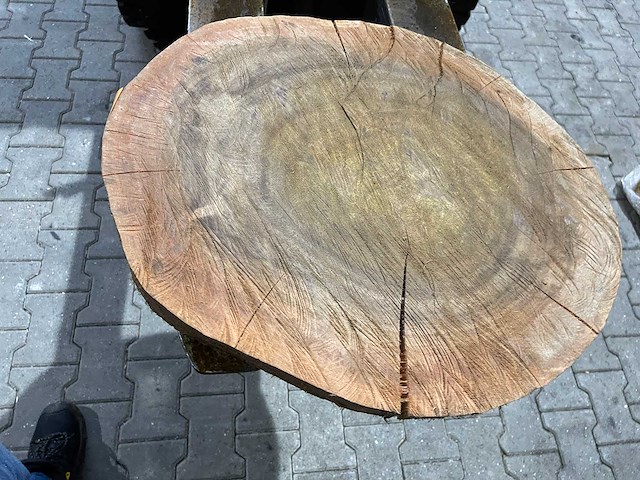 Rosewood schijf, dikte 60mm, ø 550mm - afbeelding 2 van  3