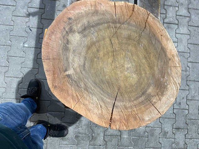 Rosewood schijf, dikte 60mm, ø 550mm - afbeelding 3 van  3