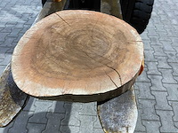 Rosewood schijf, dikte 65mm, ø 450mm - afbeelding 2 van  3