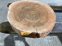 Rosewood schijf, dikte 65mm, ø 450mm - afbeelding 1 van  3