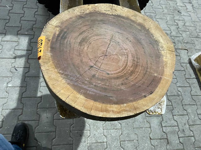 Rosewood schijf, dikte 65mm, ø 550mm - afbeelding 2 van  3