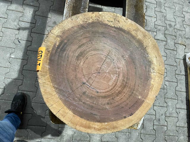Rosewood schijf, dikte 65mm, ø 550mm - afbeelding 3 van  3
