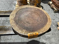 Rosewood schijf, dikte 65mm, ø 550mm - afbeelding 1 van  3
