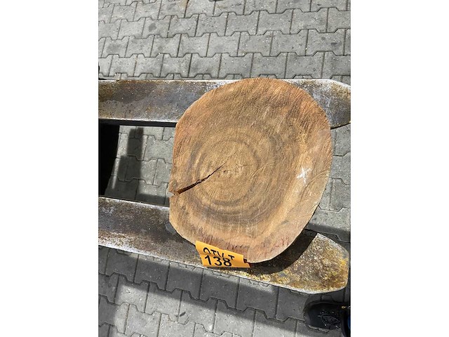 Rosewood schijf, dikte 70mm, ø 350mm - afbeelding 3 van  3