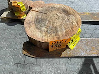 Rosewood schijf, dikte 70mm, ø 350mm - afbeelding 2 van  3