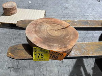 Rosewood schijf, dikte 70mm, ø 350mm - afbeelding 2 van  3