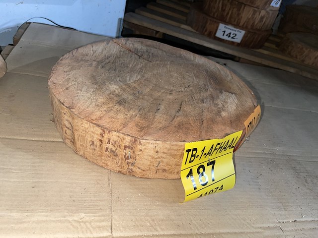 Rosewood schijf, dikte 70mm, ø 350mm - afbeelding 1 van  2