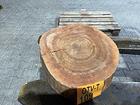Rosewood schijf, dikte 70mm, ø 400mm - afbeelding 1 van  3