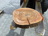 Rosewood schijf, dikte 70mm, ø 400mm - afbeelding 2 van  3