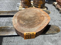 Rosewood schijf, dikte 70mm, ø 400mm - afbeelding 1 van  3
