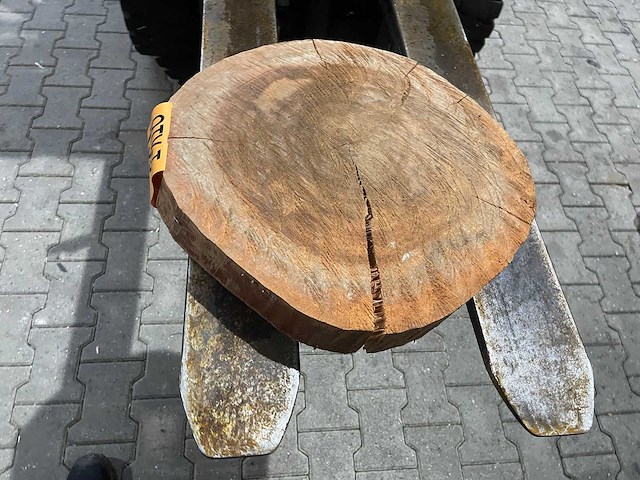 Rosewood schijf, dikte 70mm, ø 400mm - afbeelding 2 van  3