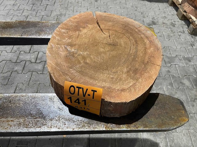 Rosewood schijf, dikte 70mm, ø 400mm - afbeelding 1 van  3